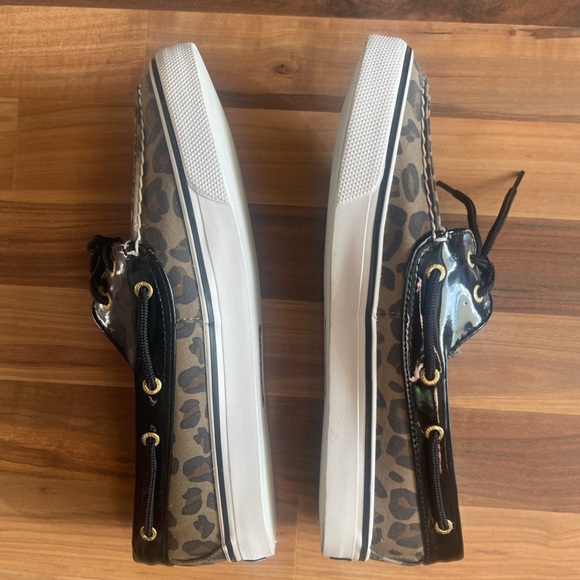 Sperry Leopard Boat Shoes - Picture 2 of 4